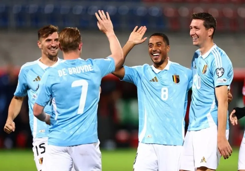 De Bruyne ghi bàn giúp Bỉ đè bẹp Liechtenstein