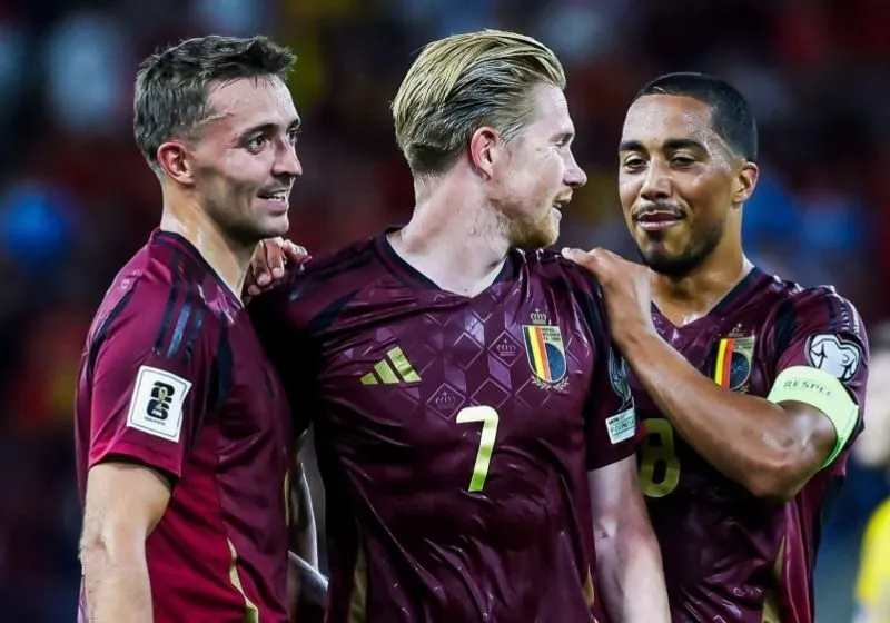 De Bruyne tỏa sáng giúp Bỉ thắng đậm Kazakhstan