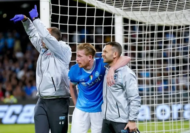 Kevin De Bruyne chấn thương